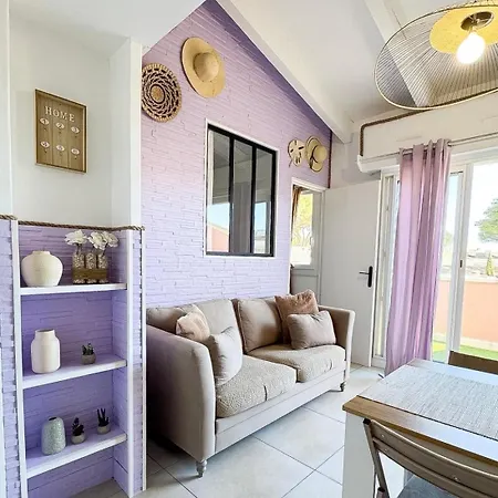 Lilas Clim Balcon Piscine Parking Prive 公寓